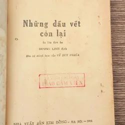 NXB Kim Đồng 1981 có tranh vẽ, tiểu thuyết NHỮNG DẤU VẾT CÒN LẠI 783836