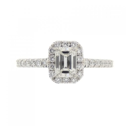 Nhẫn Tiffany Soleste cắt Emerald 0.31CT H VVS1 - Hàng hiệu Authentic 834675