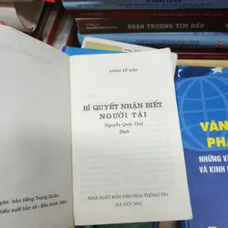 Bí Quyết Nhận Biết Người Tài- Long Tử Dân 631688