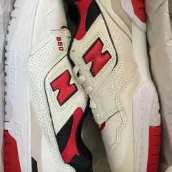 New Balance ML555BE1 màu trắng đỏ đen size 42