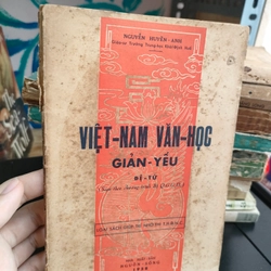 VIỆT NAM VĂN HỌC GIẢN YẾU ĐỆ TỬ - NGUYỄN HUYỀN ANH 279017