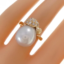 Nhẫn ngọc trai trắng Tasaki - Hàng hiệu Authentic 840148