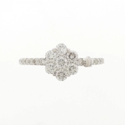 Nhẫn kim cương hoa K18WG 0.50CT - Hàng hiệu Authentic 851465