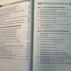 Giáo trình luật hành chính, còn gần như mới nguyên, chưa có vết tích gì. 756991