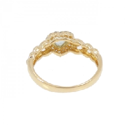 Nhẫn Aquamarine K18YG hình trái tim 672570