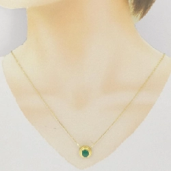 K18YG Đá ngọc bích Dây chuyền - Hàng hiệu Chính hãng 861756