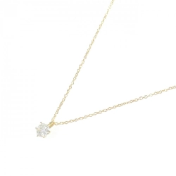 K18YG Dây chuyền kim cương 0.209CT F SI1 EXT H&C - Hàng hiệu Chính hãng 875453