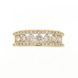 Nhẫn kim cương K18YG 0.80CT 673532