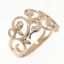 Nhẫn kim cương K18PG 0.10CT - Hàng hiệu chính hãng