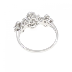 Nhẫn kim cương hoa K18WG 0.62CT 671781