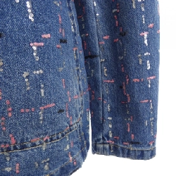 Áo khoác denim CHANEL METIERS D’ART LOOK 38 P75259V66855 633333