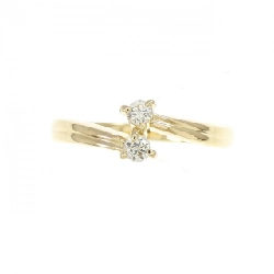 Nhẫn kim cương K18YG 668402