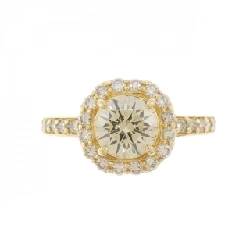 Nhẫn kim cương K18YG 0.90CT - Hàng hiệu chính hãng 854730