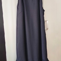 Váy đen nữ cổ tròn, vintage 10606