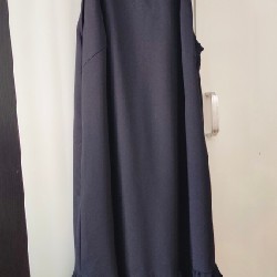 Váy đen nữ cổ tròn, vintage 10606