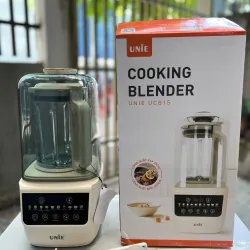 Máy làm sữa hạt UNIE UCB15 dung tích 1.5L, giảm ồn 30%, 10 chức năng nấu
