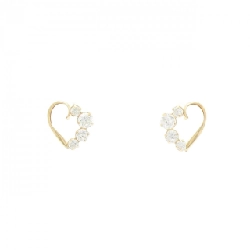 K18YG Bông tai hình trái tim - Hàng hiệu Authentic