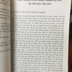 GIÁO TRÌNH XÃ HỘI HỌC VĂN HÓA 542046
