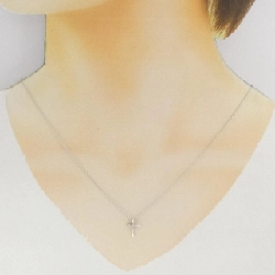 K18WG Dây chuyền kim cương chéo 0.05CT - Hàng hiệu Chính hãng 857079