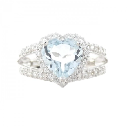 Nhẫn Aquamarine Hình Tim K18WG 1.28CT - Hàng hiệu Chính hãng 849408
