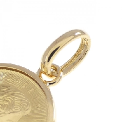 K18YG(枠) Đồng xu Mặt dây chuyền - Hàng hiệu Chính hãng 865315