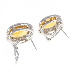 K18WG Bông tai Citrine - Hàng hiệu Chính hãng 870670