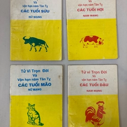 Tử vi trọn đời 4 cuốn 