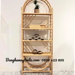 Kệ mây tre decor 568414