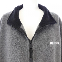 Áo khoác cotton fleece cropped MIU MIU - Hàng hiệu Authentic 815024