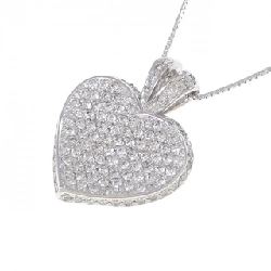 K18WG Dây chuyền kim cương 1.55CT - Hàng hiệu Chính hãng 860525