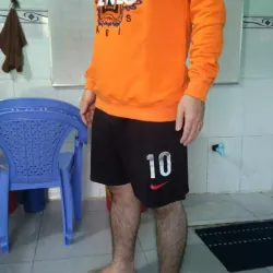 Áo khoác tay dài Kenzo màu cam thêu đầu hổ 719704