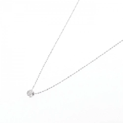 K18WG Solitaire Dây chuyền kim cương 0.09CT - Hàng hiệu Chính hãng 860743