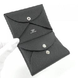 【Sản phẩm chưa sử dụng】Ví tiền Hermes Calvi Duo 083035CK 620668