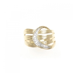 K18YG/PT900 Nhẫn Kim Cương - Hàng hiệu Chính hãng 848664