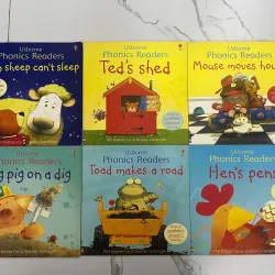 Usborne Phonics Readers — Phil Roxbee Cox & Stephen Cartwright (Sách Học Tiếng Anh 6 Tập)