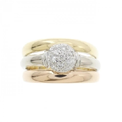 Nhẫn kim cương ba màu 750 0.14CT - Hàng hiệu Authentic 848835