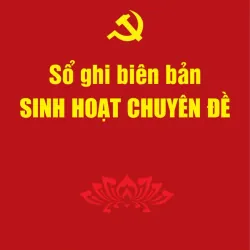 Sổ ghi biên bản sinh hoạt chuyên đề