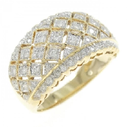 Nhẫn kim cương K18YG/K18WG 0.44CT