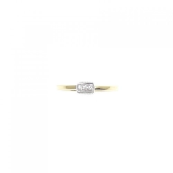 Nhẫn kim cương 750YG 672071