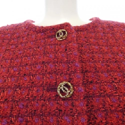 Áo khoác không cổ CHANEL 633464