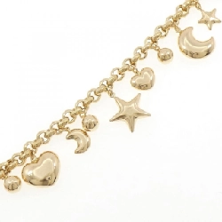 K18YG Heart × Moon × Star Bracelet - Hàng hiệu Authentic