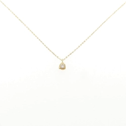 Dây chuyền kim cương 750YG/K18YG 0.10CT - Hàng hiệu Chính hãng