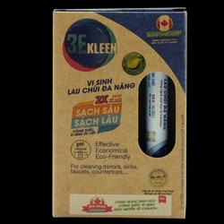 Bộ sản phẩm lau chùi đa năng sinh học 3E KLEEN -1 chai 500ml + 1 hộp 3 ống 5ml dd đậm đặc 79265