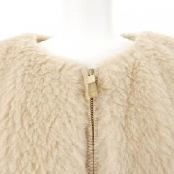 Max Mara PANNO 108102 Áo khoác không cổ Teddy Bear - Hàng hiệu Chính hãng 819336