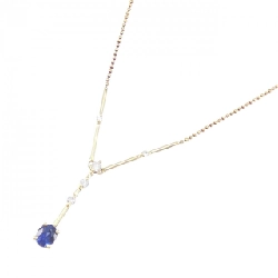 K18YG Sapphire Necklace 0.48CT - Hàng hiệu Authentic 859070