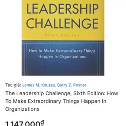 The leadership challenge 6th edition - Jim Kouzes and Barry Posner- Sách Tiếng Anh