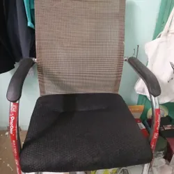 Ghế văn phòng ( chân vuông inox) 596609