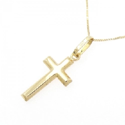 K18YG Dây chuyền hình chữ thập - Hàng hiệu Chính hãng 856332