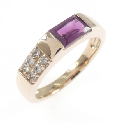 Nhẫn Garnet K18PG - Hàng hiệu Authentic