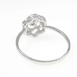 Nhẫn kim cương hoa K18WG 0.03CT - Hàng hiệu Authentic 854024